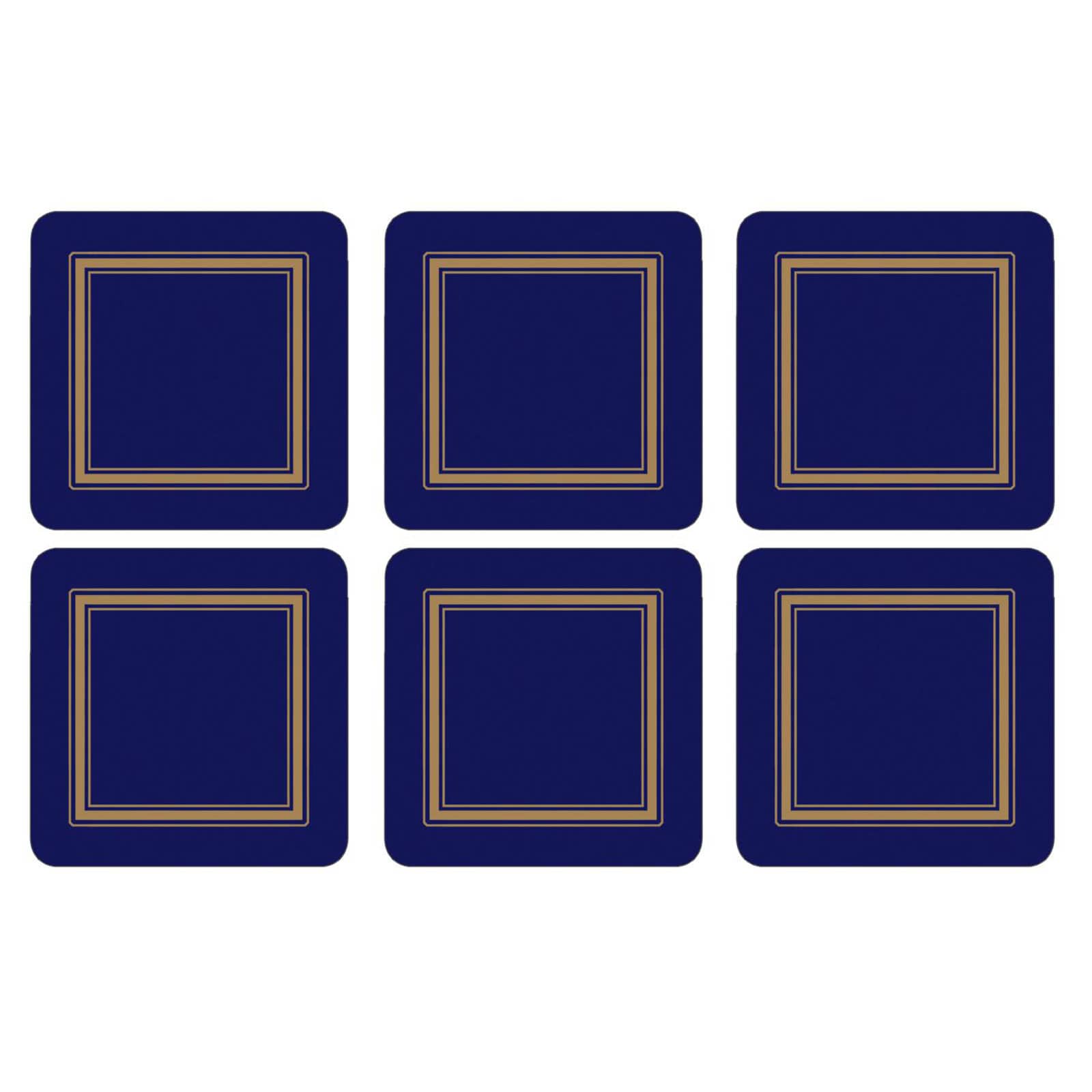Pimpernel Classic Midnight Untersetzer 6er Set 10,5x10,5cm