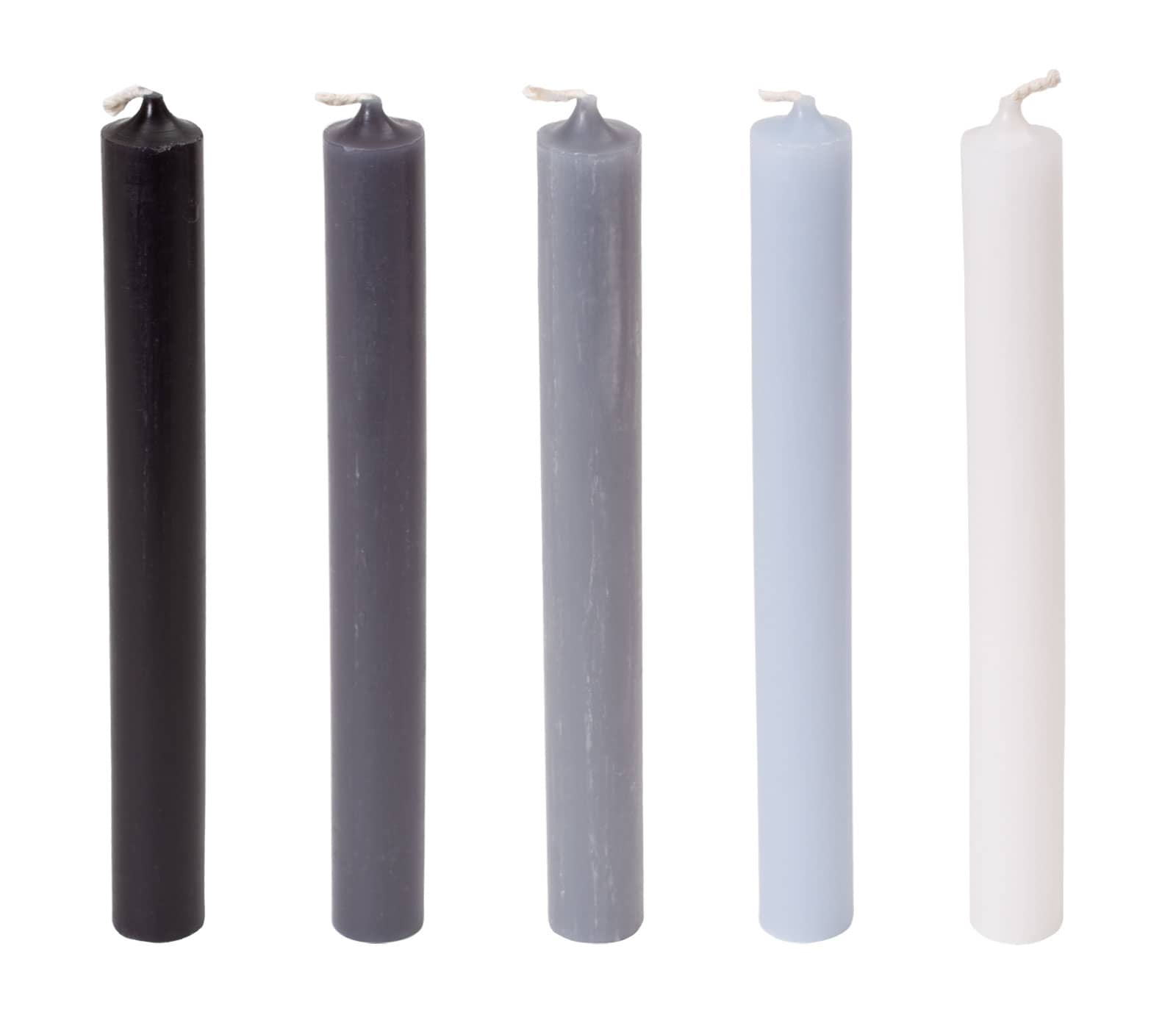 Dibbern Stabkerzen 20cm kiesel 12er Pack