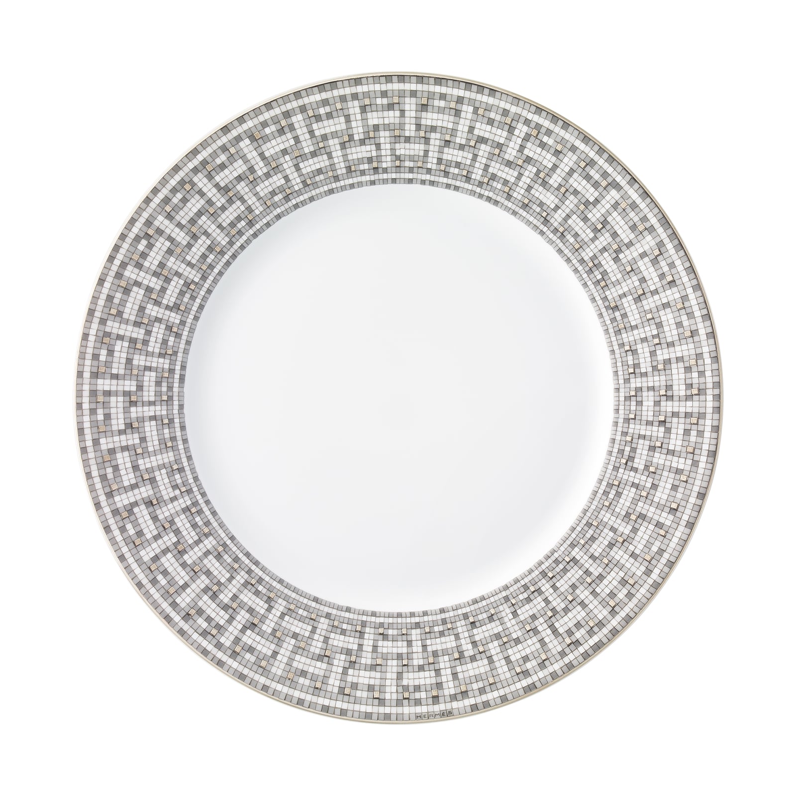 HERMÈS Paris Mosaïque au 24 Platin Speiseteller 27,5cm