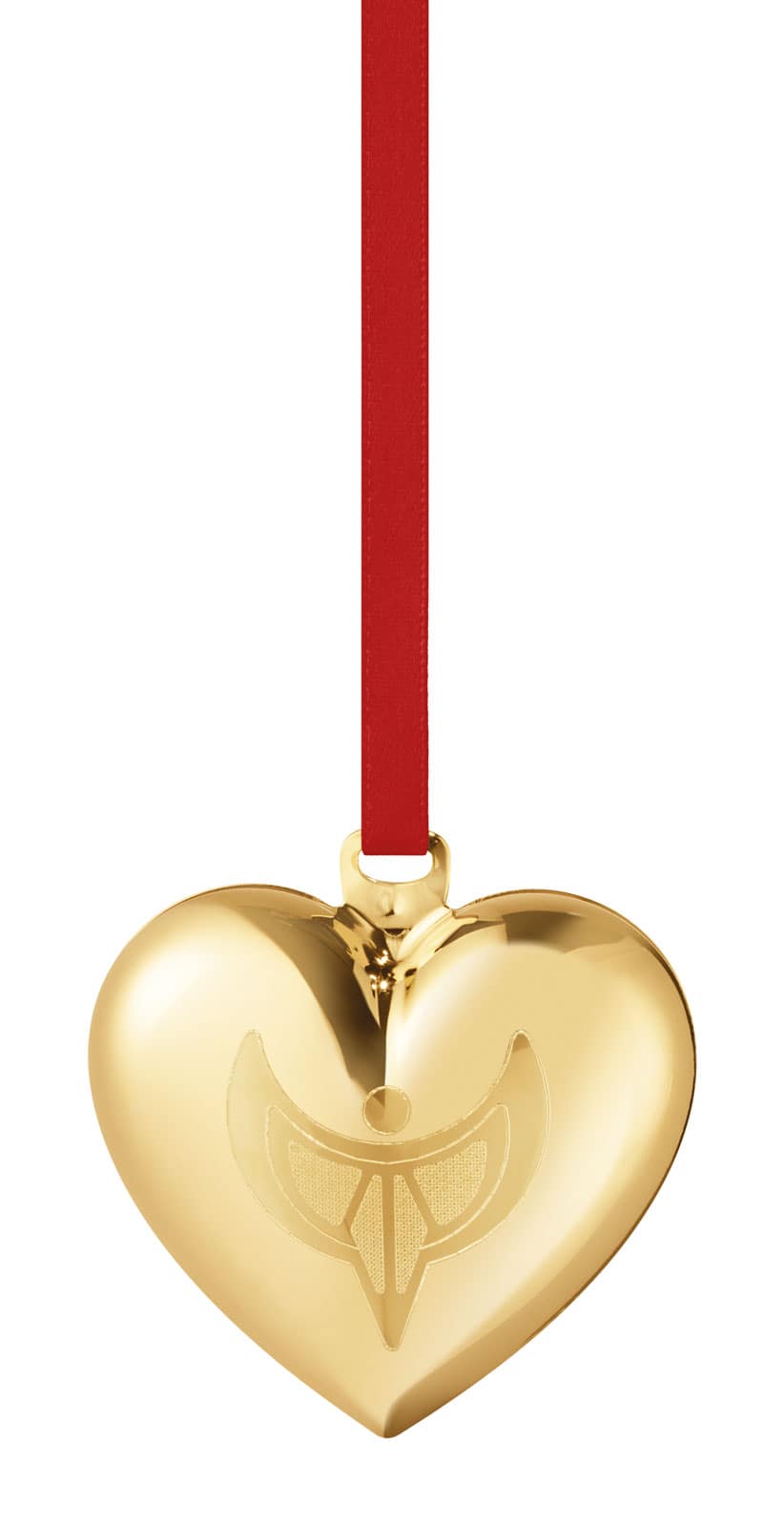 Georg Jensen 2024 Weihnachtsornament Herz gold
