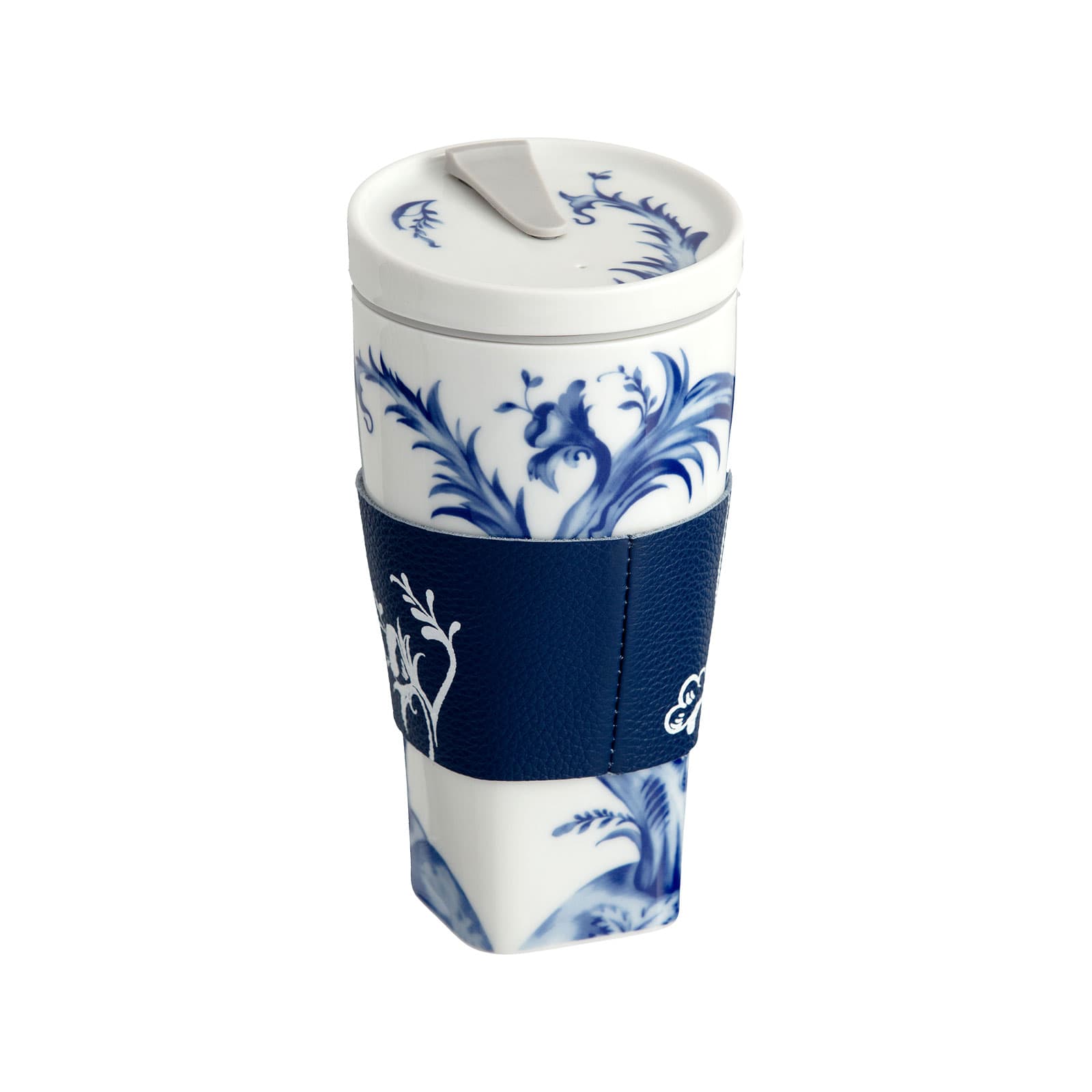 Meissen Affe & Faultier Coffee to go Becher mit Manschette 0,35ltr.