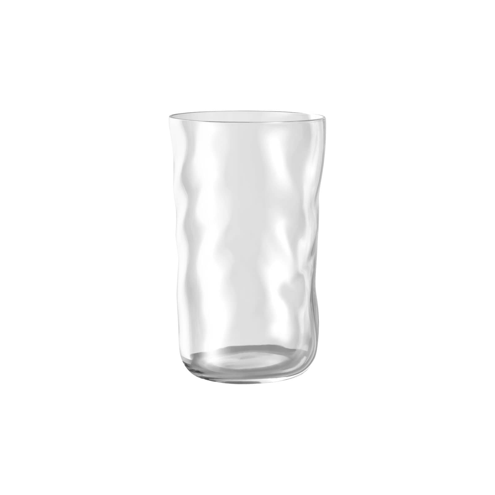 Das Swirl Longdrinkglas in Wave von Paveau ist ein hohes, klares Wasserglas.