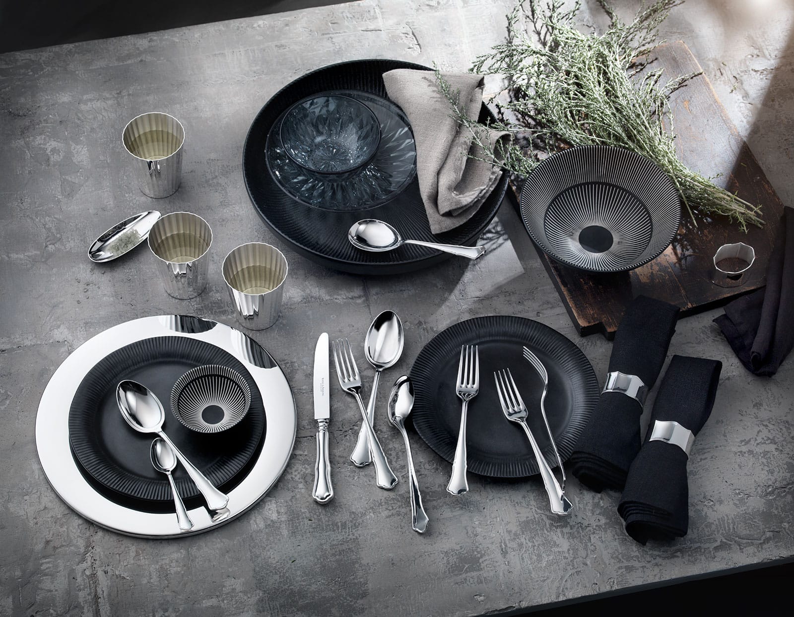 Robbe & Berking Alt-Chippendale Menülöffel 925Silber