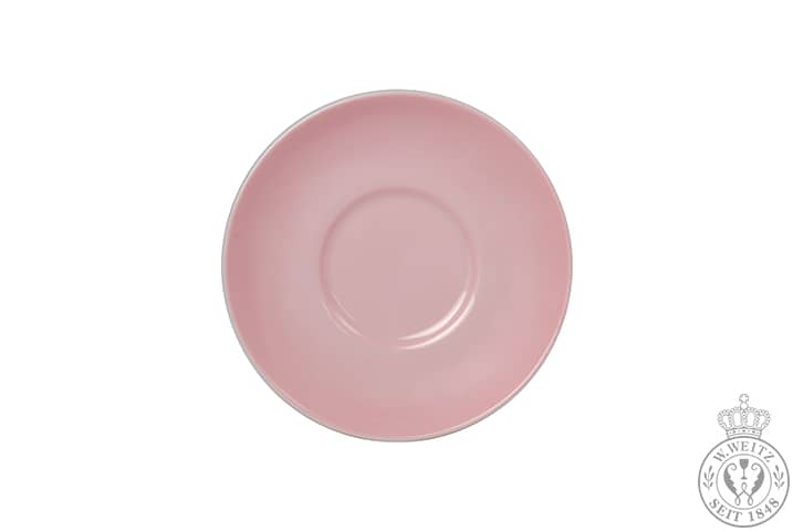 Dibbern Solid Color zartrosa Kaffee-Untertasse