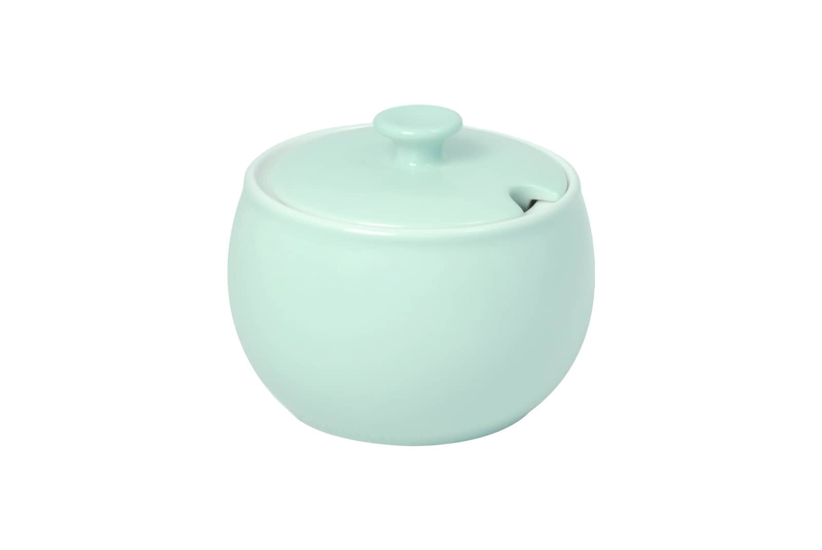 Solid Color mint Zuckerdose