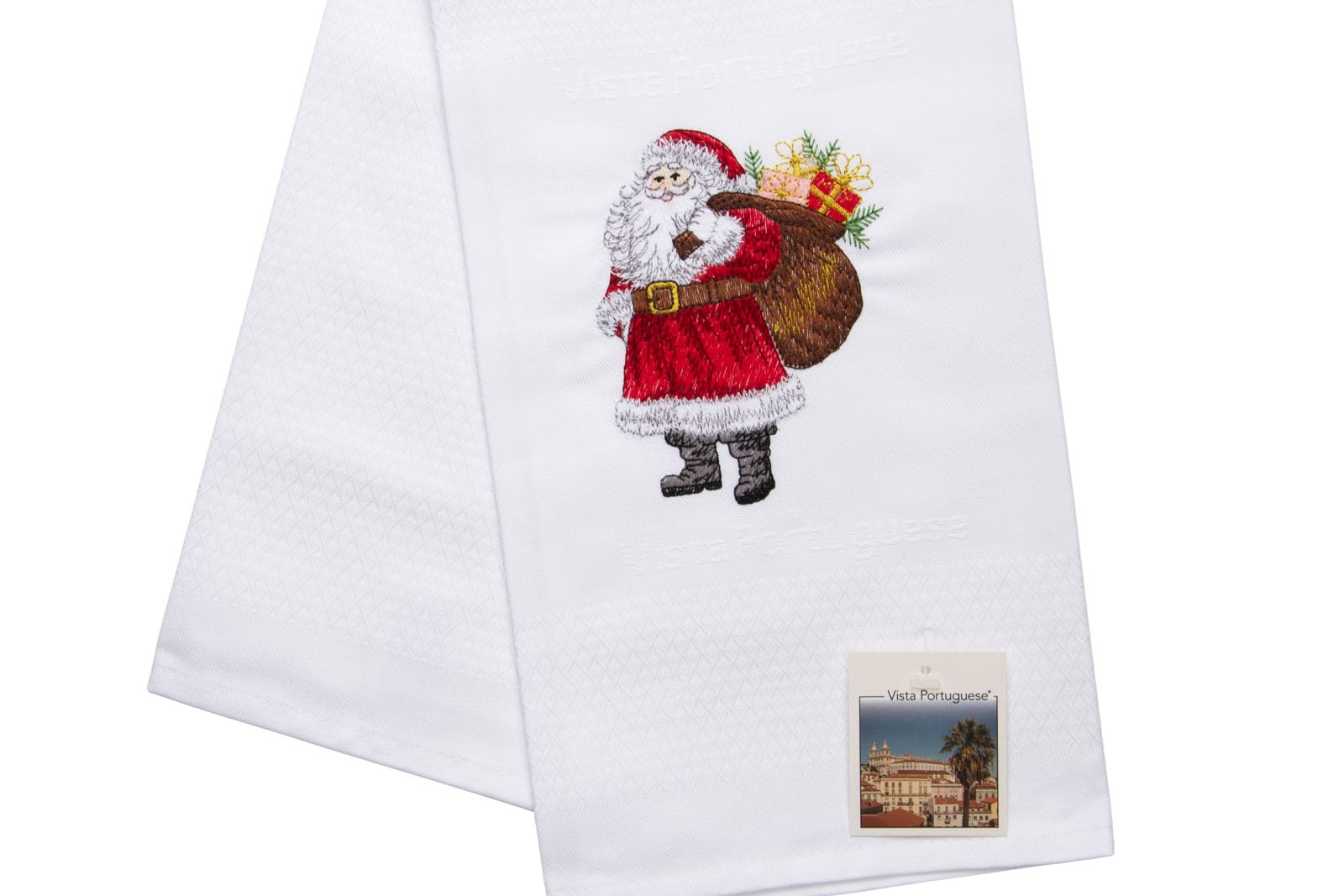 Vista Portuguese Geschirrtuch Santa Claus 50x70cm