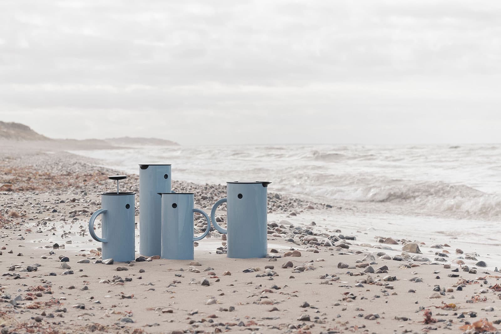 Stelton EM77 Isolierkanne 1ltr. cloud/ Wolke 985