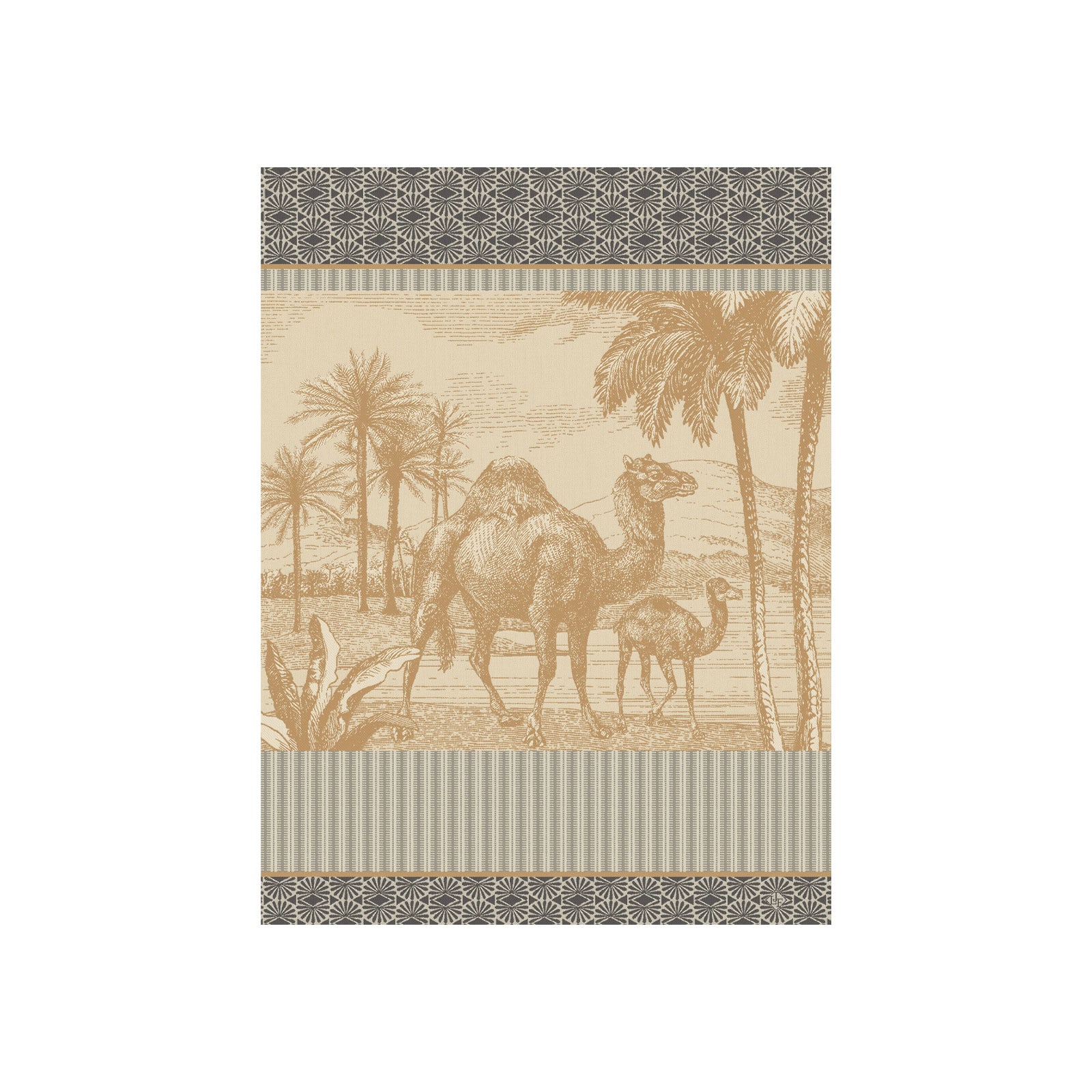 Le Jacquard Francais Dune Dromadaire Geschirrtuch 80x60cm argan