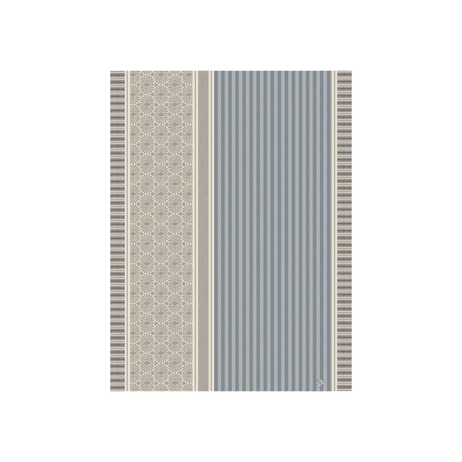 Le Jacquard Francais Dune Rayures Geschirrtuch 80x60cm touareg